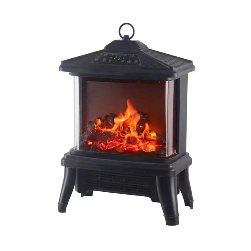 เครื่องทำความร้อนเซรามิกไฟฟ้า 3D Digital Flame พร้อมจอแสดงผล LED และที่จับ
