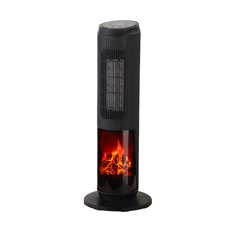 3D Flame Electric Electric Tower Heter พร้อมรีโมทคอนโทรล