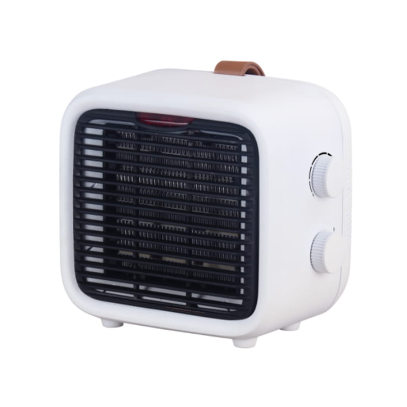 เครื่องทำความร้อนเซรามิกไฟฟ้าขนาดเล็กส่วนตัว 1500W ในร่มสีขาว